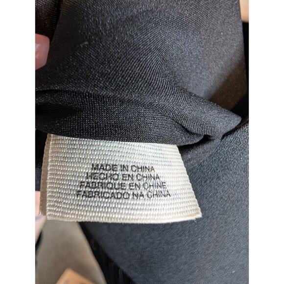 Rachel Roy Black Fringe Asymmetrical Dress Flapper Art Deco Gatsby Glam Small - Picture 10 of 12